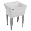 E. L. Mustee Mustee® UtilaTub® 23"W X 23.5"D White Thermoplastic Floor-Mount Laundry/Utility Sink 2 E. L. Mustee Mustee® UtilaTub® 23"W X 23.5"D White Thermoplastic Floor-Mount Laundry/Utility Sink -Zenna Home || Shutters By Design || Mustee Sales mustee15f2.jpg