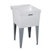 E. L. Mustee Mustee® UtilaTub® 20"W X 24"D White Durastone® Floor-Mount Laundry/Utility Sink 1 E. L. Mustee Mustee® UtilaTub® 20"W X 24"D White Durastone® Floor-Mount Laundry/Utility Sink -Zenna Home || Shutters By Design || Mustee Sales mustee18F2.jpg