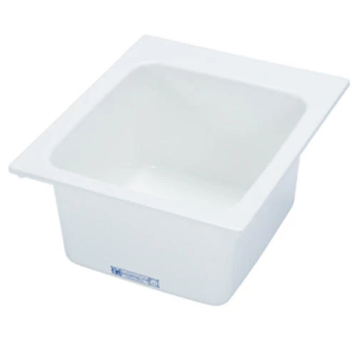 E. L. Mustee Mustee® 17"W X 20"D White Fiberglass Drop-In Laundry/Utility Sink 3 E. L. Mustee Mustee® 17"W X 20"D White Fiberglass Drop-In Laundry/Utility Sink