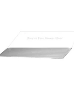 E. L. Mustee E.L. Mustee 12" X 60" White Barrier Free Shower Entry Ramp