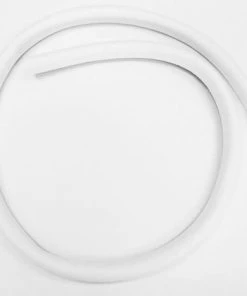 E. L. Mustee E.L. Mustee 67" White Collapsible Barrier Free Shower Floor Water Barrier