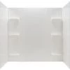 E. L. Mustee Mustee Durawall 72"W X 42"D X 58"H White Bathtub Wall Surround (5-Piece) 2 E. L. Mustee Mustee Durawall 72"W X 42"D X 58"H White Bathtub Wall Surround (5-Piece) -Zenna Home || Shutters By Design || Mustee Sales mustee 56wht