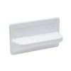 E. L. Mustee E.L. Mustee Varistone 7" White Shower Shelf -Zenna Home || Shutters By Design || Mustee Sales mustee 572 300