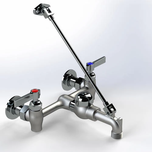 E. L. Mustee Mustee® Two-Handle Chrome Mop Service Basin Faucet 3 E. L. Mustee Mustee® Two-Handle Chrome Mop Service Basin Faucet