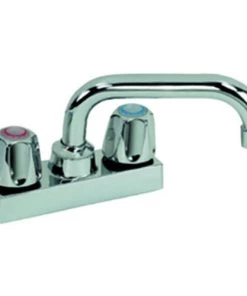 E. L. Mustee Mustee® Two-Handle Chrome Laundry/Utility Sink Faucet